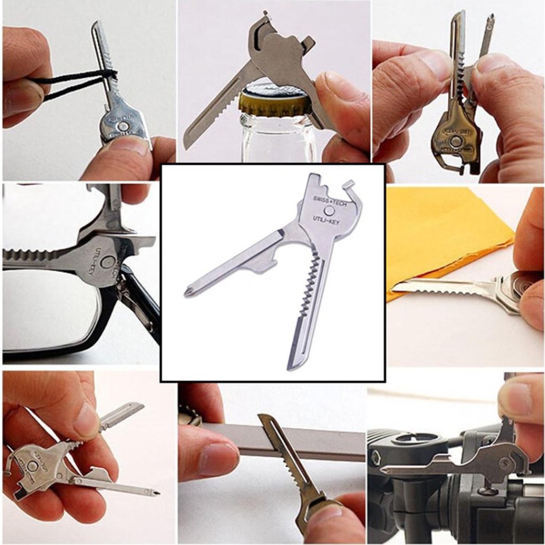 Мультитул-Брелок Swiss+Tech 6-В-1 Utility Key (ST66676)