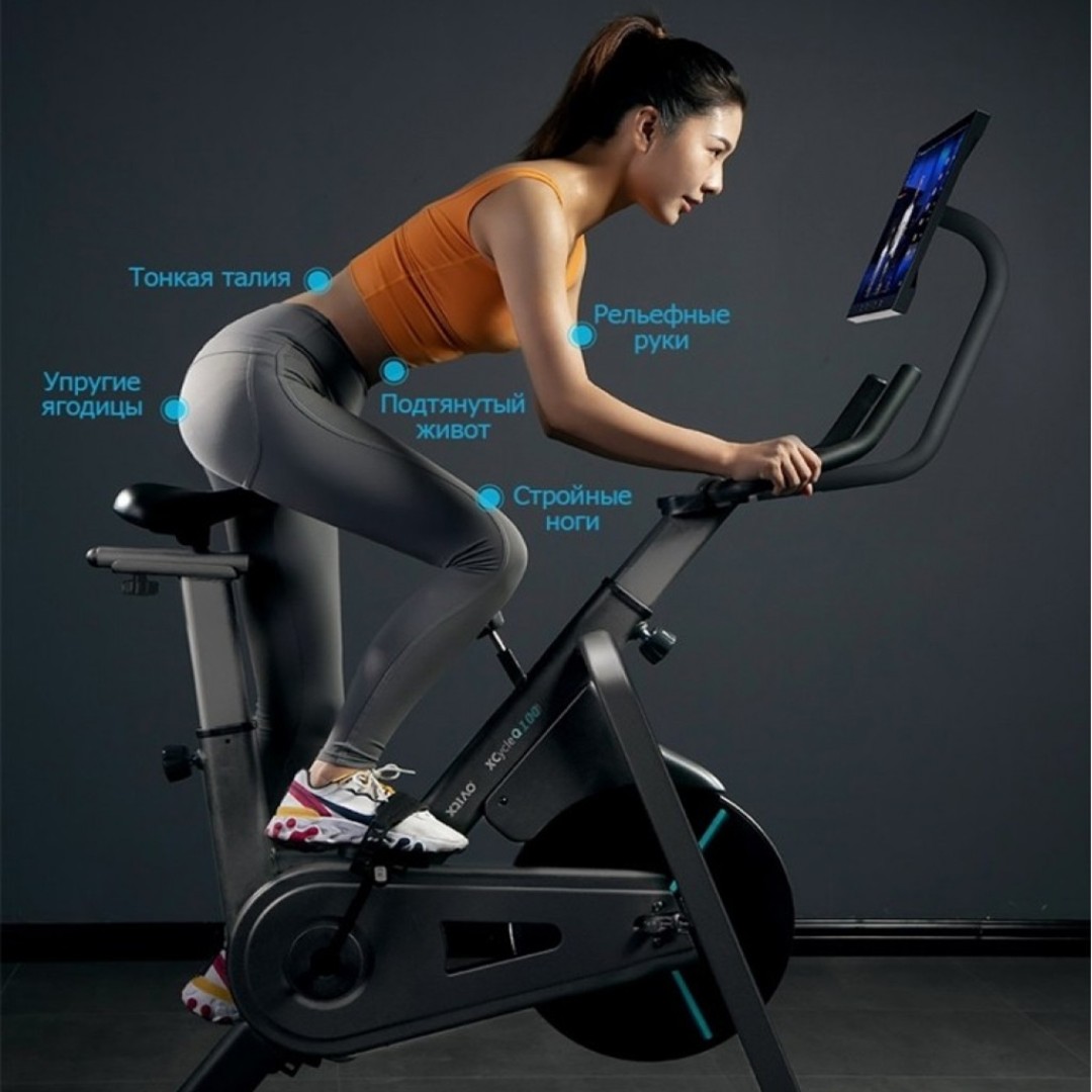 Велотренажер c 10-дюймовым экраном Xiaomi Xiao Qiao (Q100/Q100X)