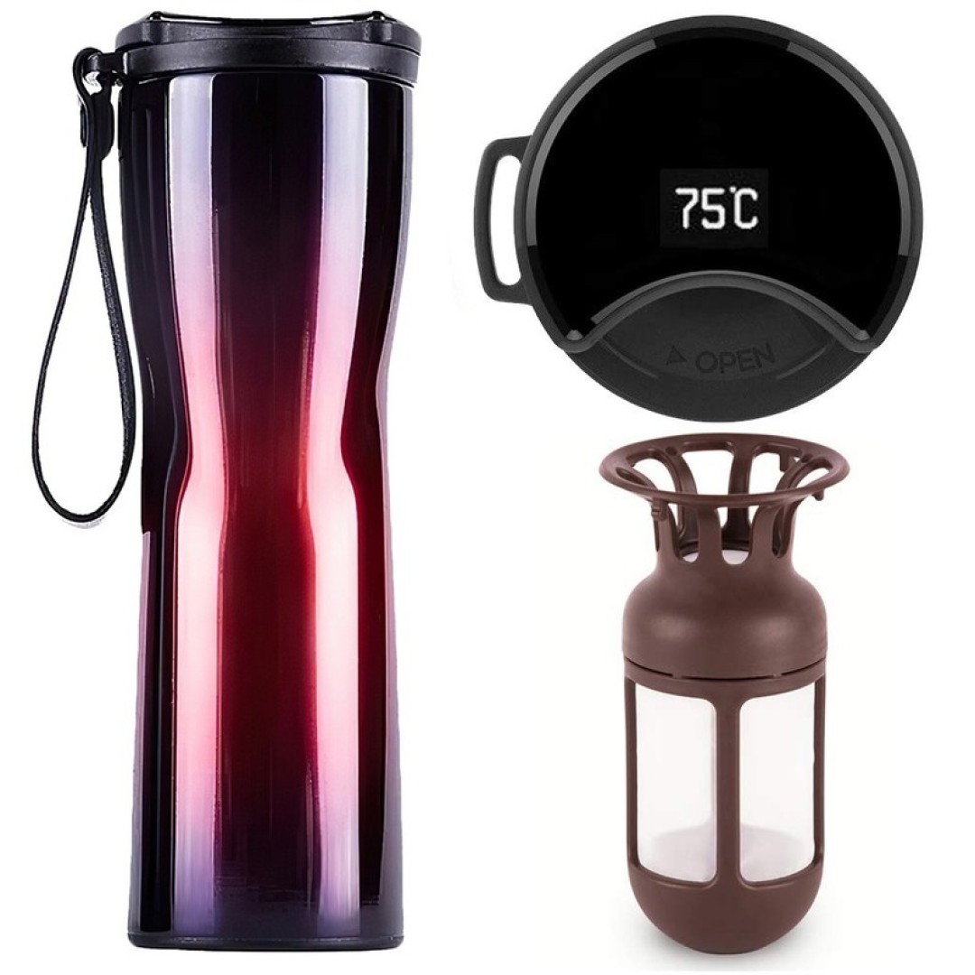 Термокружка Xiaomi Kiss Kiss Fish MOKA Smart Cup OLED 430 ml (S-U45CW2)