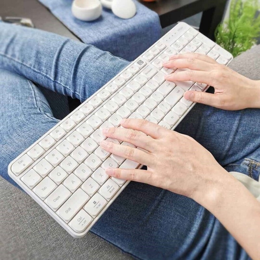 Клавиатура и мышь беспроводные Xiaomi MIIIW Mac Dual System Wireless Office (MWWC01)