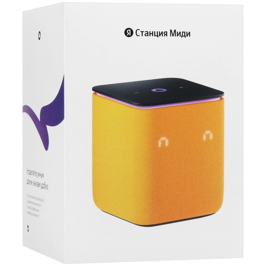 Умная колонка Яндекс Станция Миди (YNDX-00054BLK)