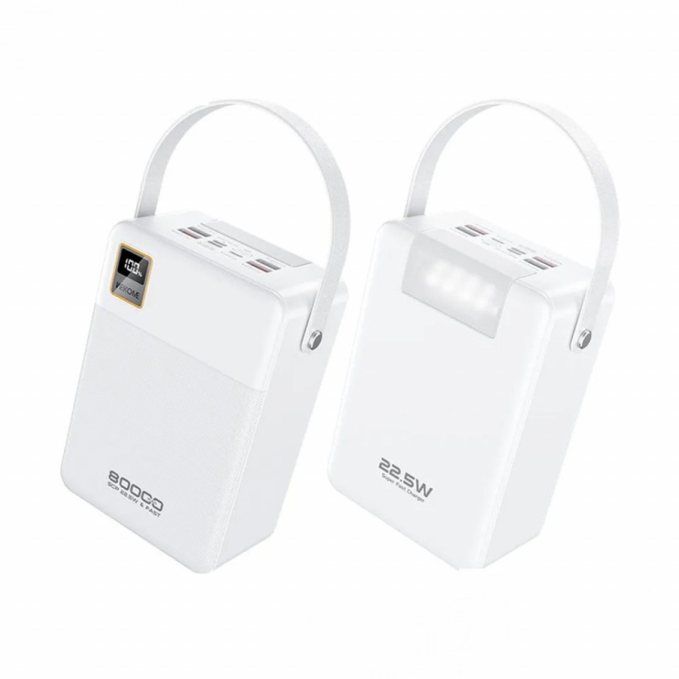 Внешний аккумулятор WEKOME Power Bank 80000mAh 22.5W (WP-78)