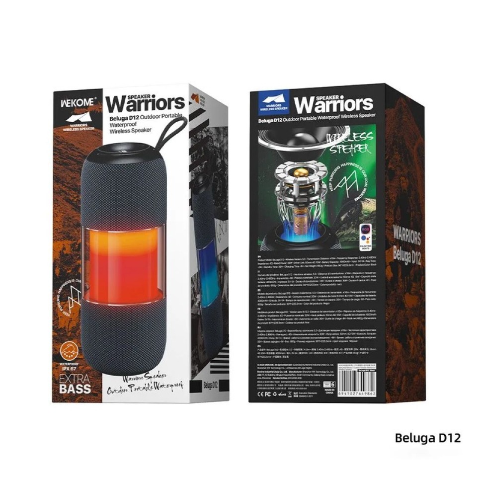Портативная колонка WEKOME D12 20W