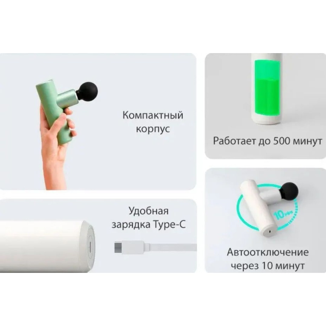 Массажный пистолет Xiaomi Yunmai Gun CC GO (YMFG-M354)