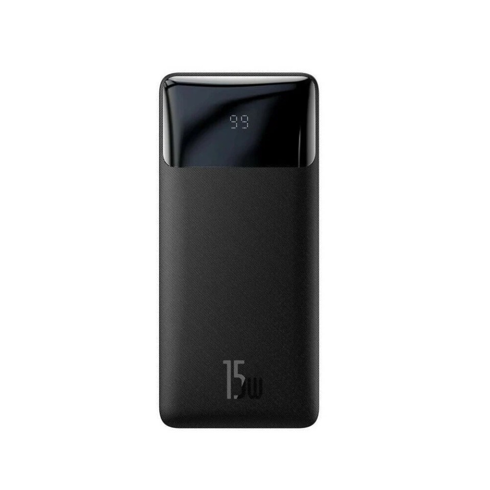 Внешний аккумулятор Baseus Bipow Digital Display Power bank 30000mAh 15W Чёрный (PPDML-K01, PPBD050201)