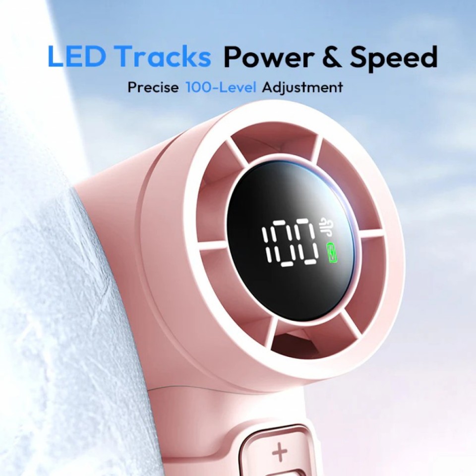 Вентилятор ручной портативный Xiaomi Sothing High-speed handheld fan – Engine slim (DSHJ-S-2422)