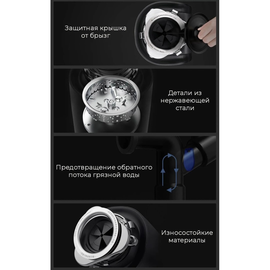 Умный измельчитель пищевых отходов Xiaomi Viomi Cloud Chef Removal Processor PowerBox (VXRD-02)