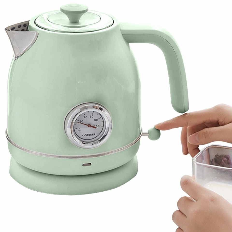 Электрический чайник Xiaomi Qcooker Retro Electric Kettle с датчиком температуры (CS-SH01/QS-1701)