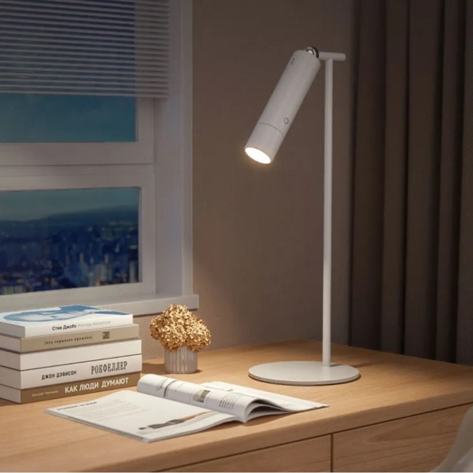 Многофункциональная портативная настольная лампа 3 в 1 Xiaomi HuiZuo Portable Mobile Desk Lamp (DT58-BKT)