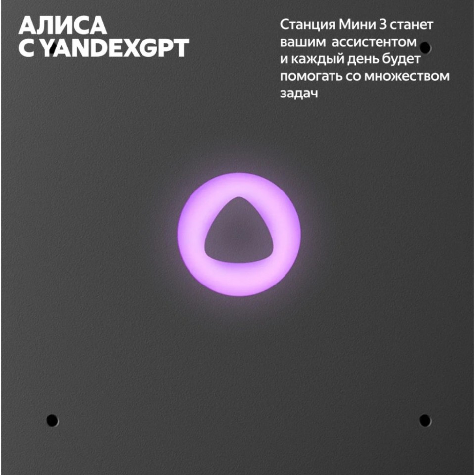 Умная колонка Яндекс Станция Мини 3 (YNDX-00027BLK)