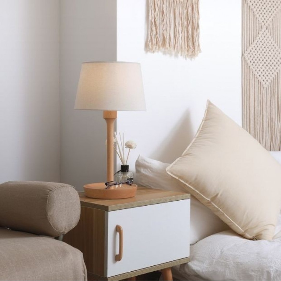 Настольная лампа Xiaomi belaDESIGN Bedside Original Wood Table Lamp (L1522)