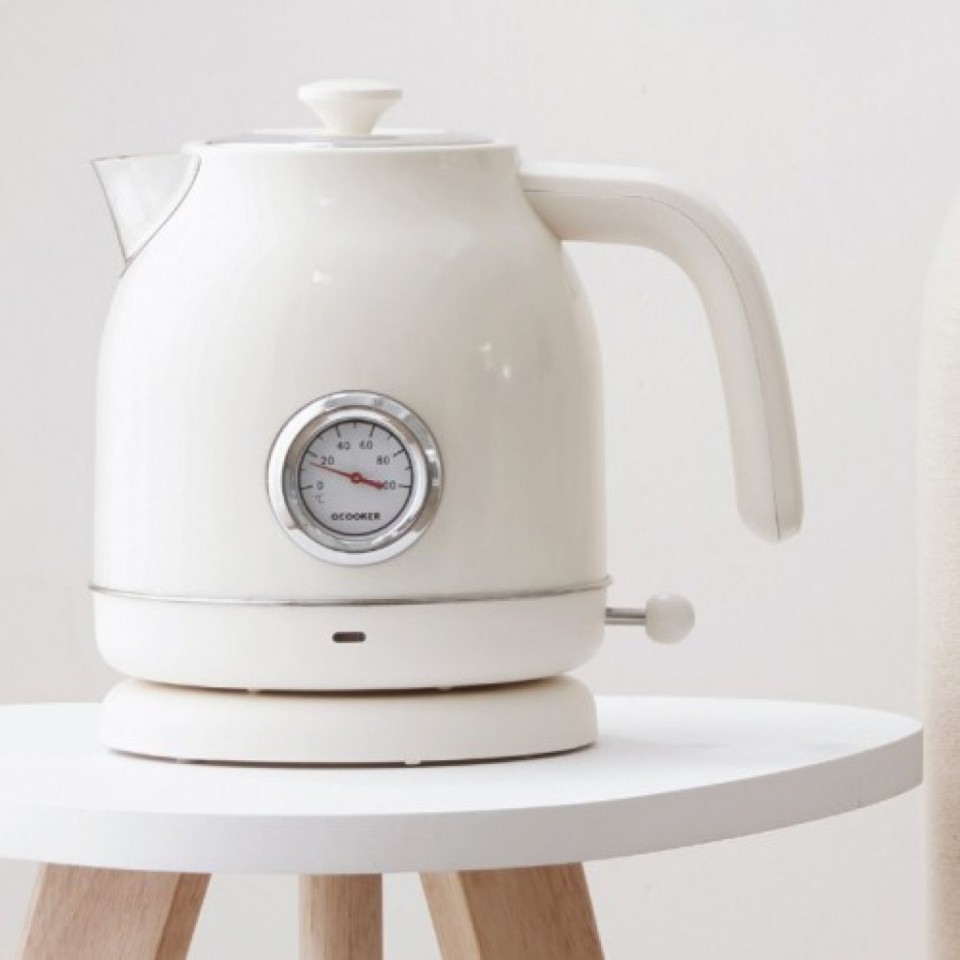 Электрический чайник Xiaomi Qcooker Retro Electric Kettle с датчиком температуры (CS-SH01/QS-1701)