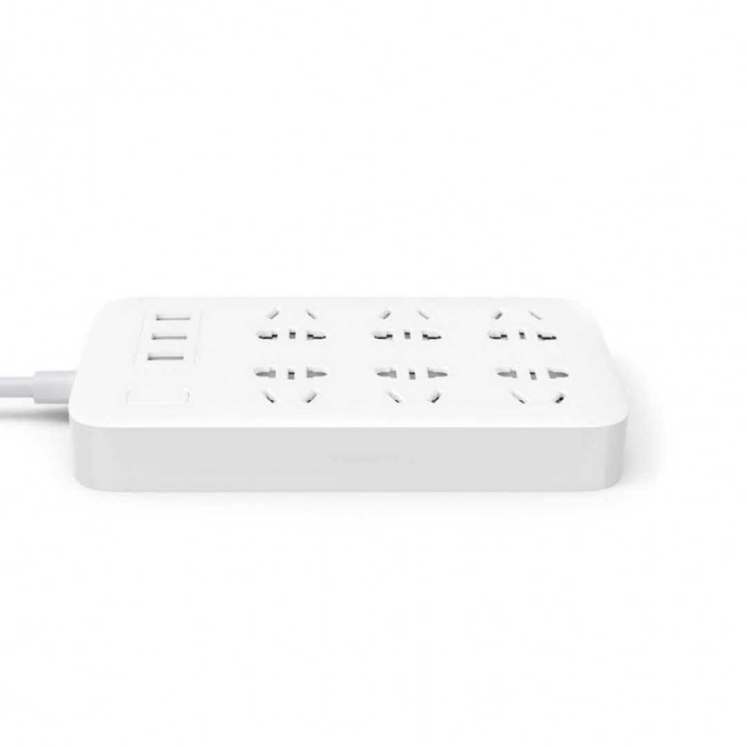 Удлинитель Xiaomi Mi Power Strip 6 Socket + 3 USB White (CXB6-1QM)