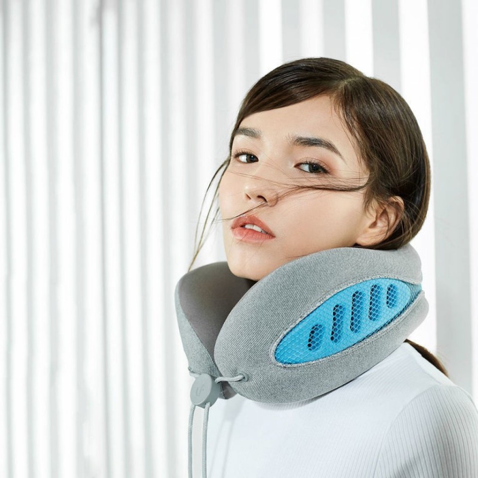 Массажная подушка Xiaomi LeFan Double Elastic Breathable U-Shaped Pillow Ice (LF-J002)