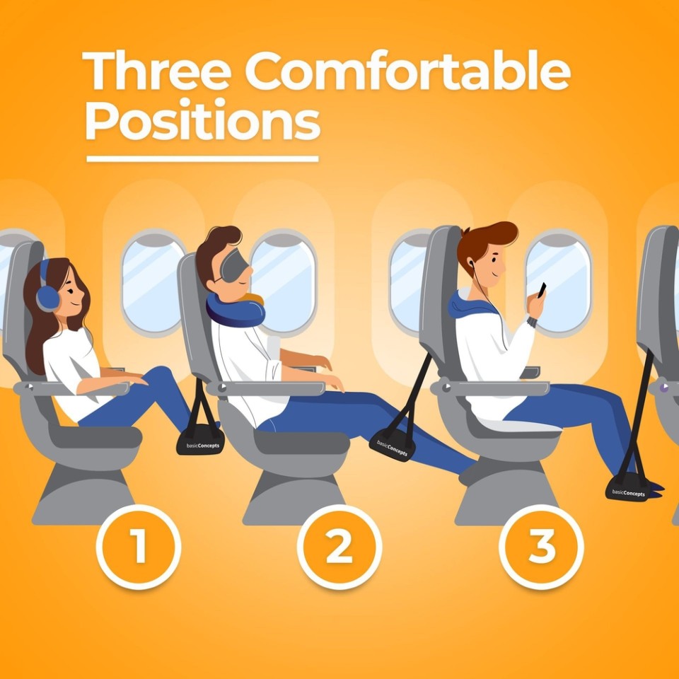 Кросс-бордерный гамак для ног Pinyun Travel Foot Rest (5515)