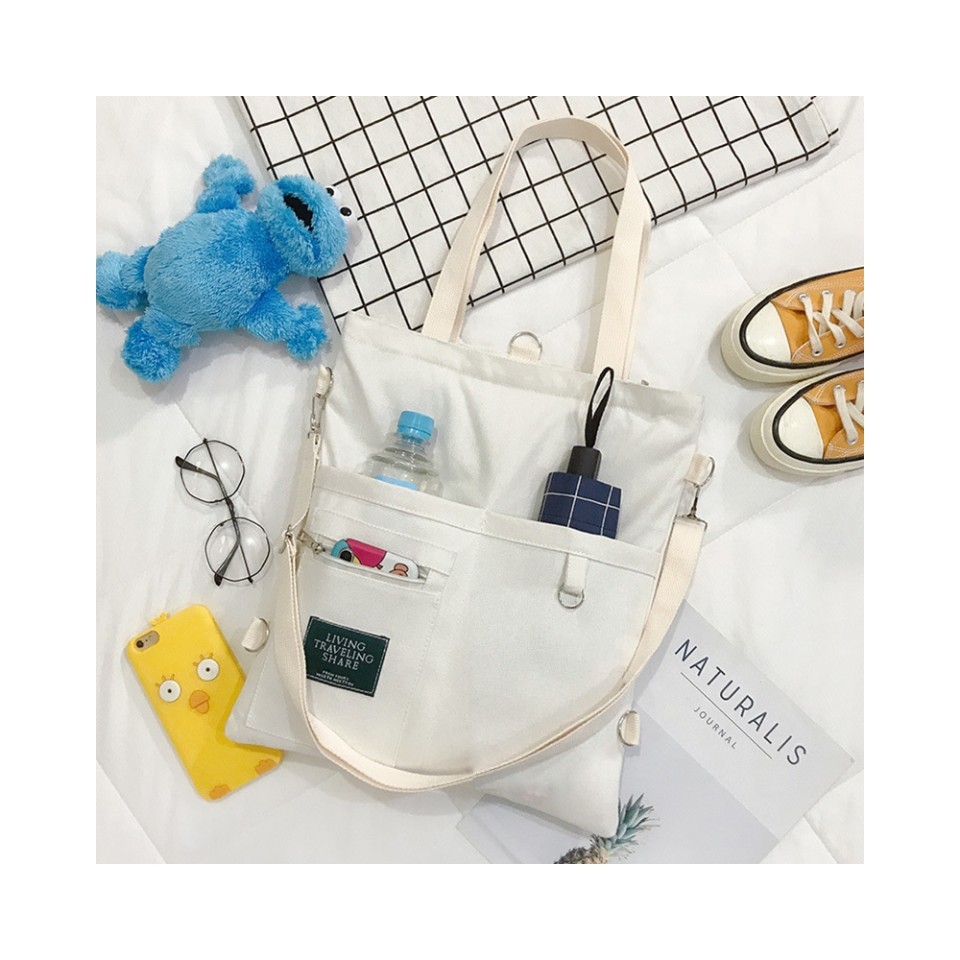 Сумка через плечо Qwerty Canvas Bag Niche Artistic (SD-088)