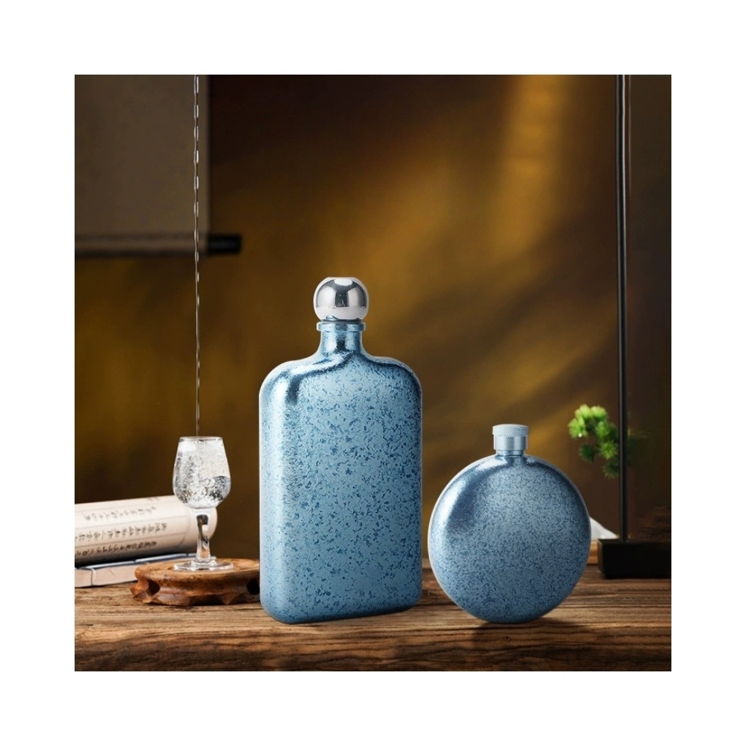Фляга из чистого титана Heesung Titanium Small Hip Flask 180ml