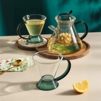 Чайный набор Jiuhe Mingjiang Entry Luxury Nordic Danish Glass Tea Set (чайник + 2 чашки)