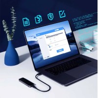 Внешний твердотельный накопитель Onemodern High-speed Fingerprint SSD 1 ТБ