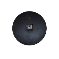 Часы настенные "Lander" S, белые с черным