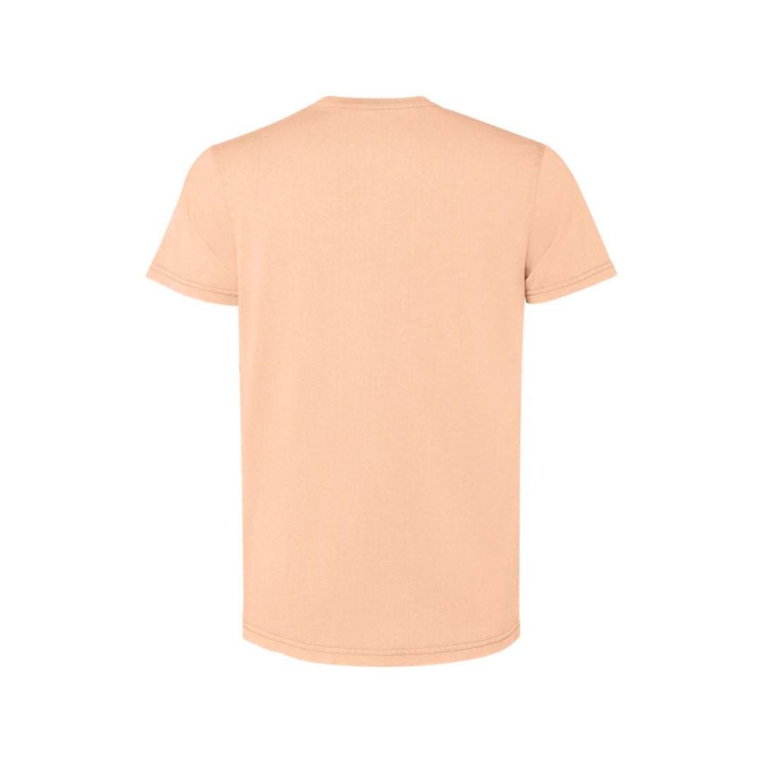 Футболка «Corgi» мужская, светло-абрикосовый выстиранный