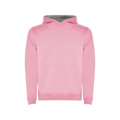 Толстовка с капюшоном "Urban" детская, светло-розовый/серый меланж