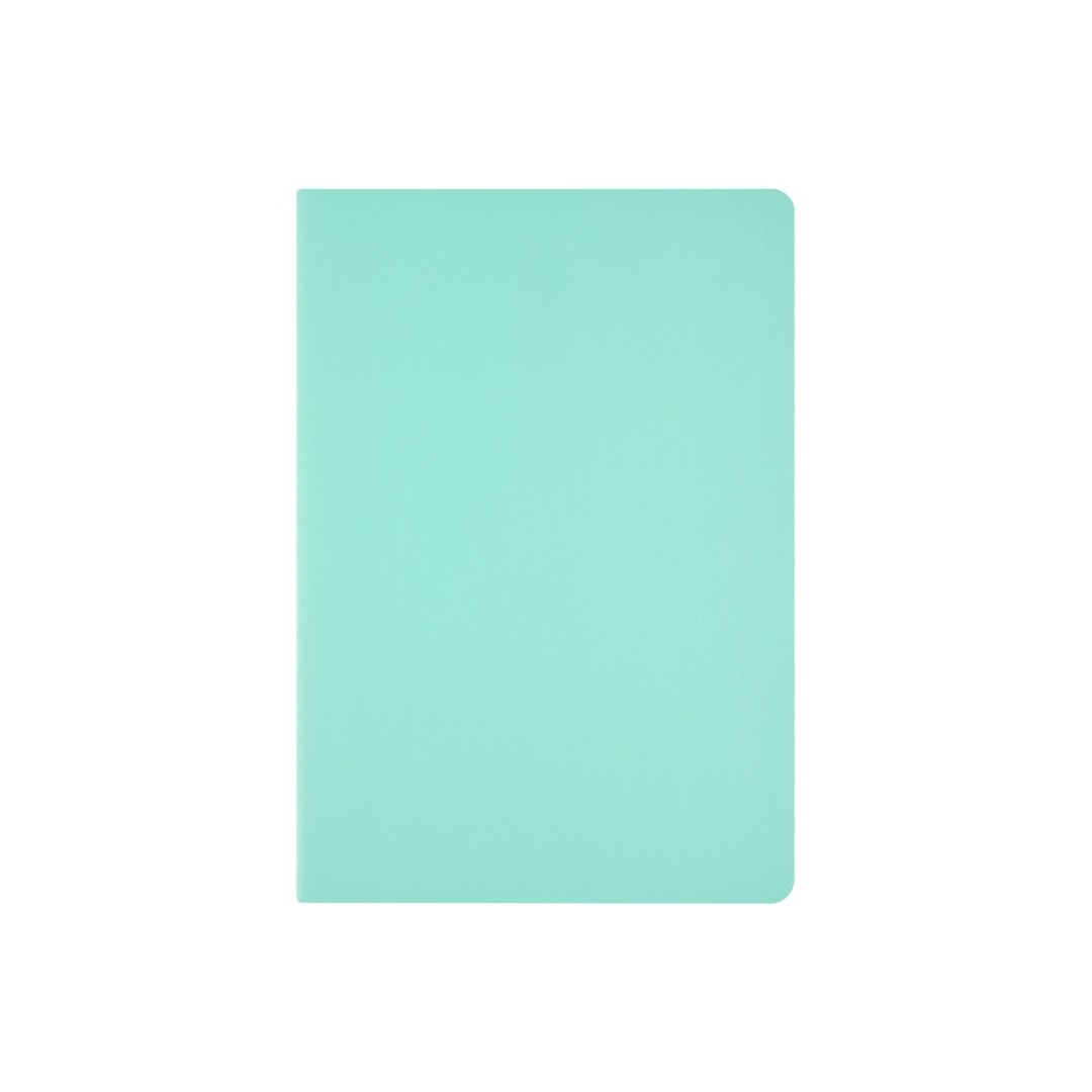 Бизнес тетрадь А5 "Megapolis flex" 60 л. soft touch клетка, зефирный мятный