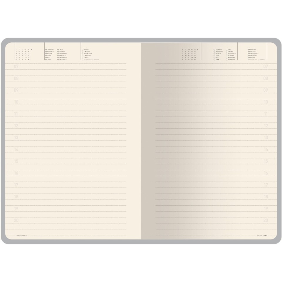 Ежедневник недатированный А5 "Megapolis Nebraska", бордовый с золотым обрезом