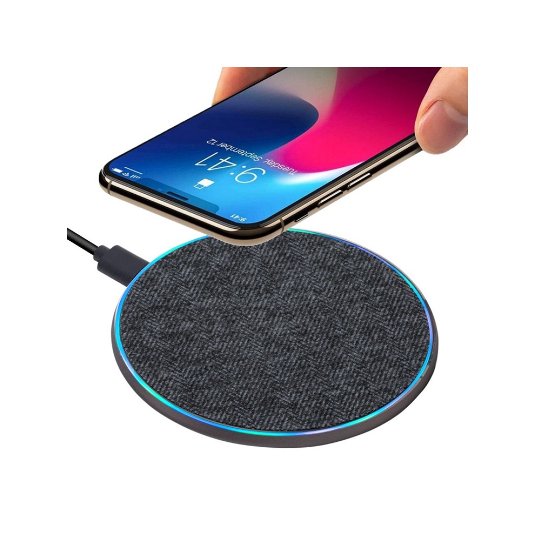 RIVACASE VA4915 GR3 беспроводное ЗУ 10 Вт, серая ткань, 12/96