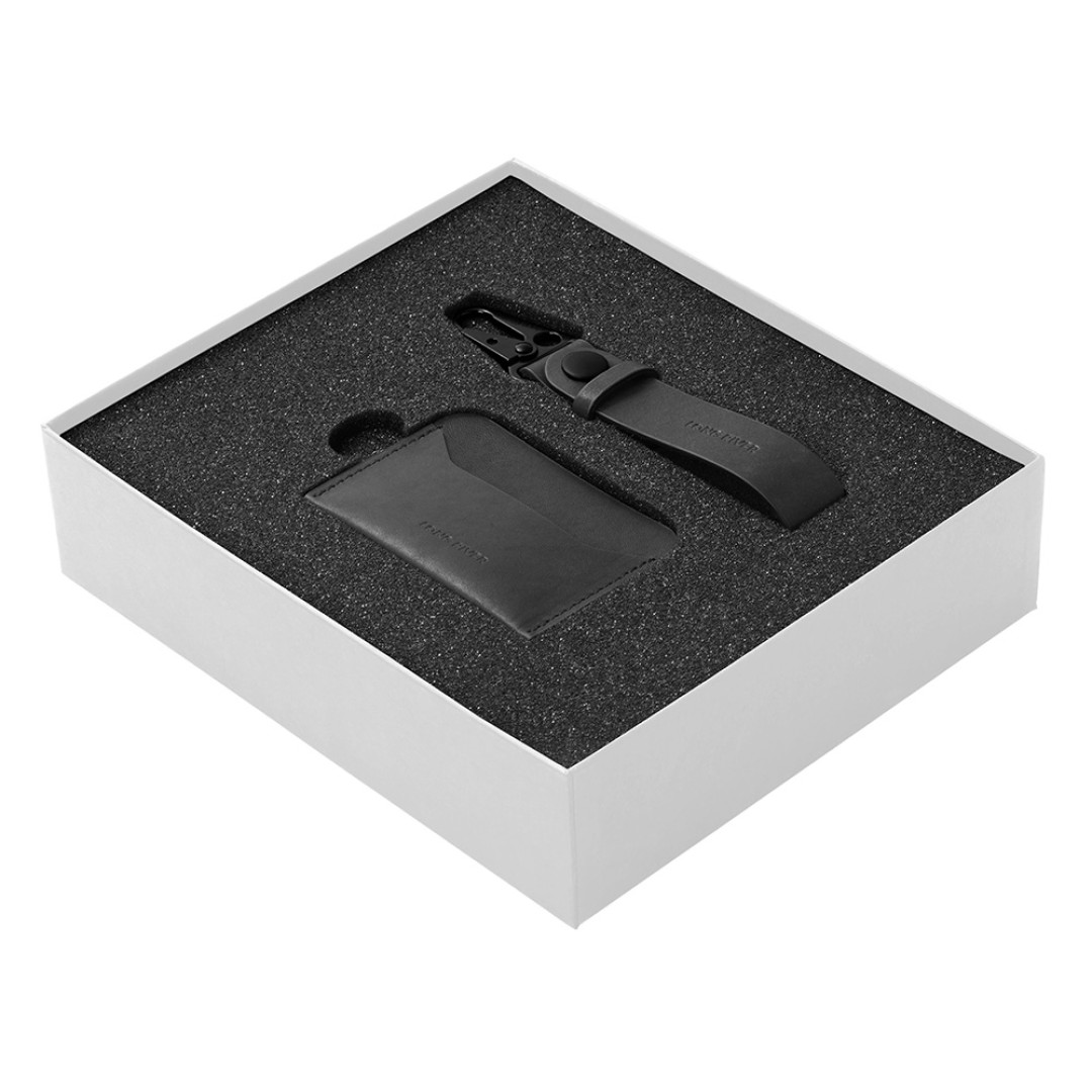 Подарочный набор Long River: картхолдер, ремешок для ключей, белая коробка