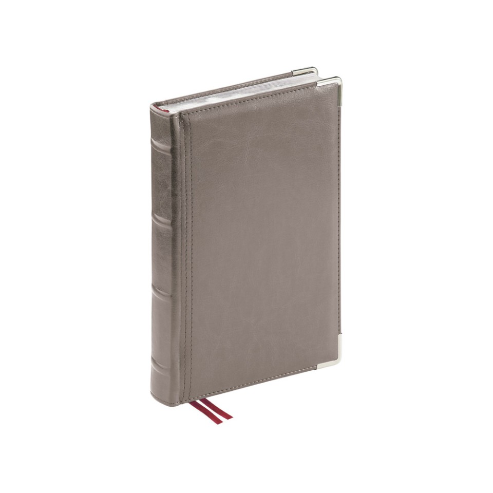 Ежедневник А5 полудатированный «Boss», серый