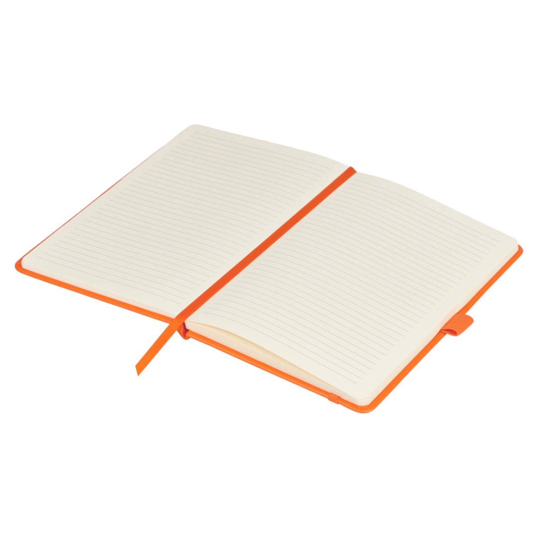 Блокнот "Softy 2.0", твердая обложка A5, 80 листов, оранжевый