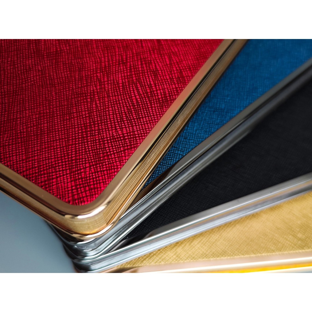 Ежедневник А5 недатированный «Bridge», черный/серебристый