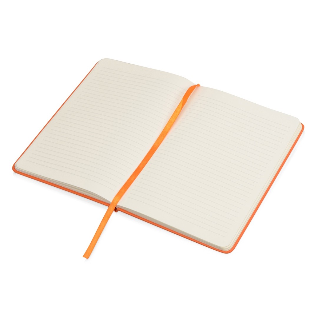 Блокнот А5 "Magnet" 14,3*21 с магнитным держателем для ручки, оранжевый