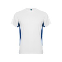 Спортивная футболка "Tokyo" мужская, белый/королевский синий