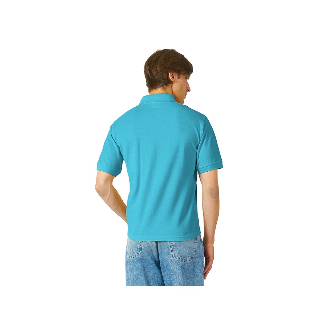Рубашка поло "Boston 2.0" мужская, лазурный