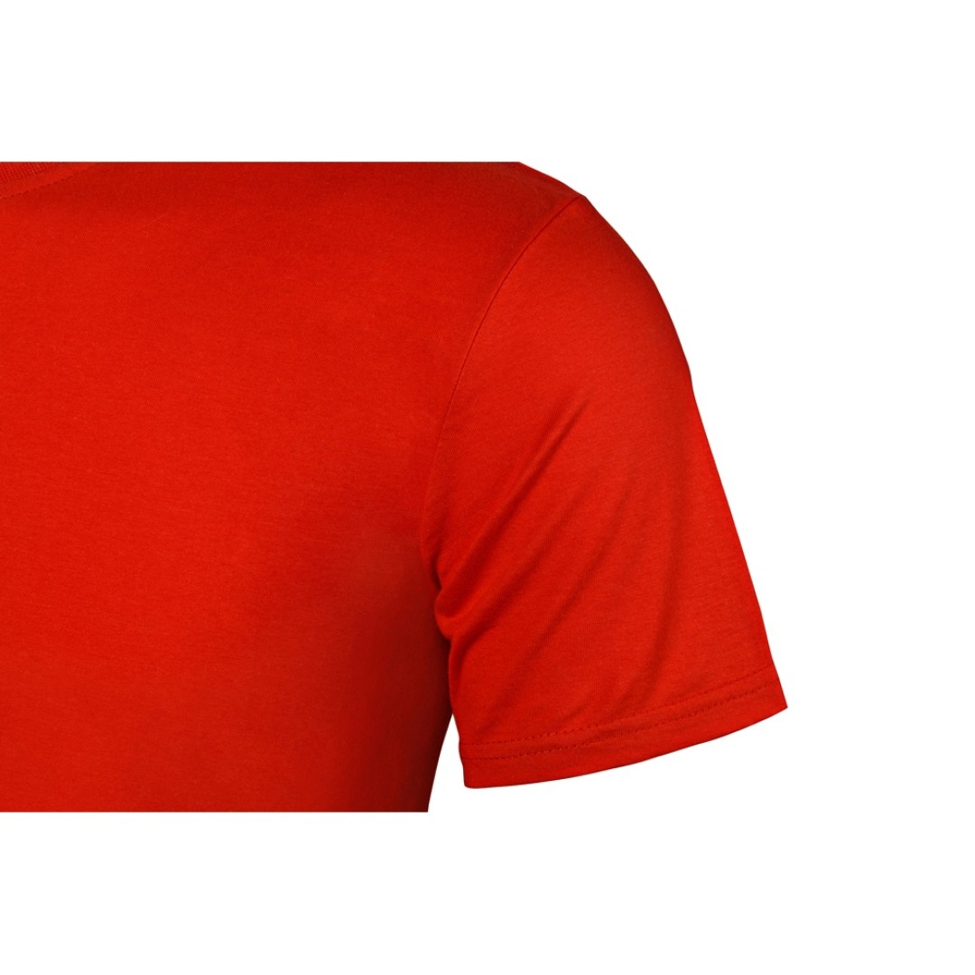 Футболка "Heavy Super Club" мужская с V-образным вырезом, красный