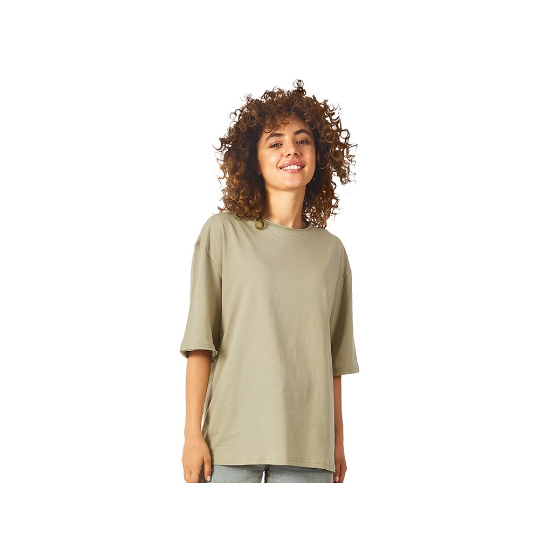 Футболка оверсайз «Liyon» унисекс, оливковый