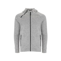 Толстовка на молнии "Everest", меланжевый белый