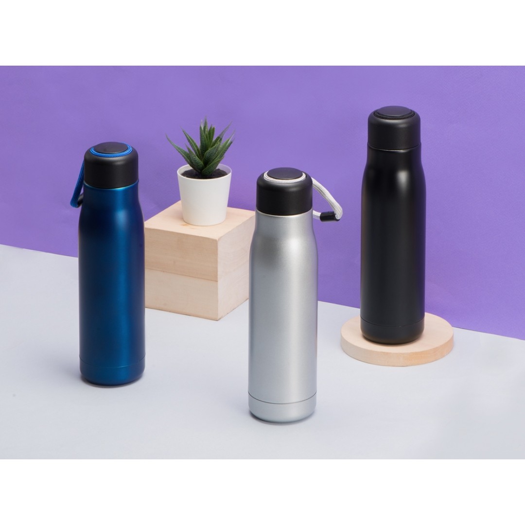 Вакуумный термос "Ardent" Waterline, 500 мл, тубус, темно-синий