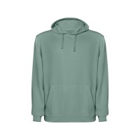 Толстовка с капюшоном «KENIA» унисекс, сине-зеленый выстиранный