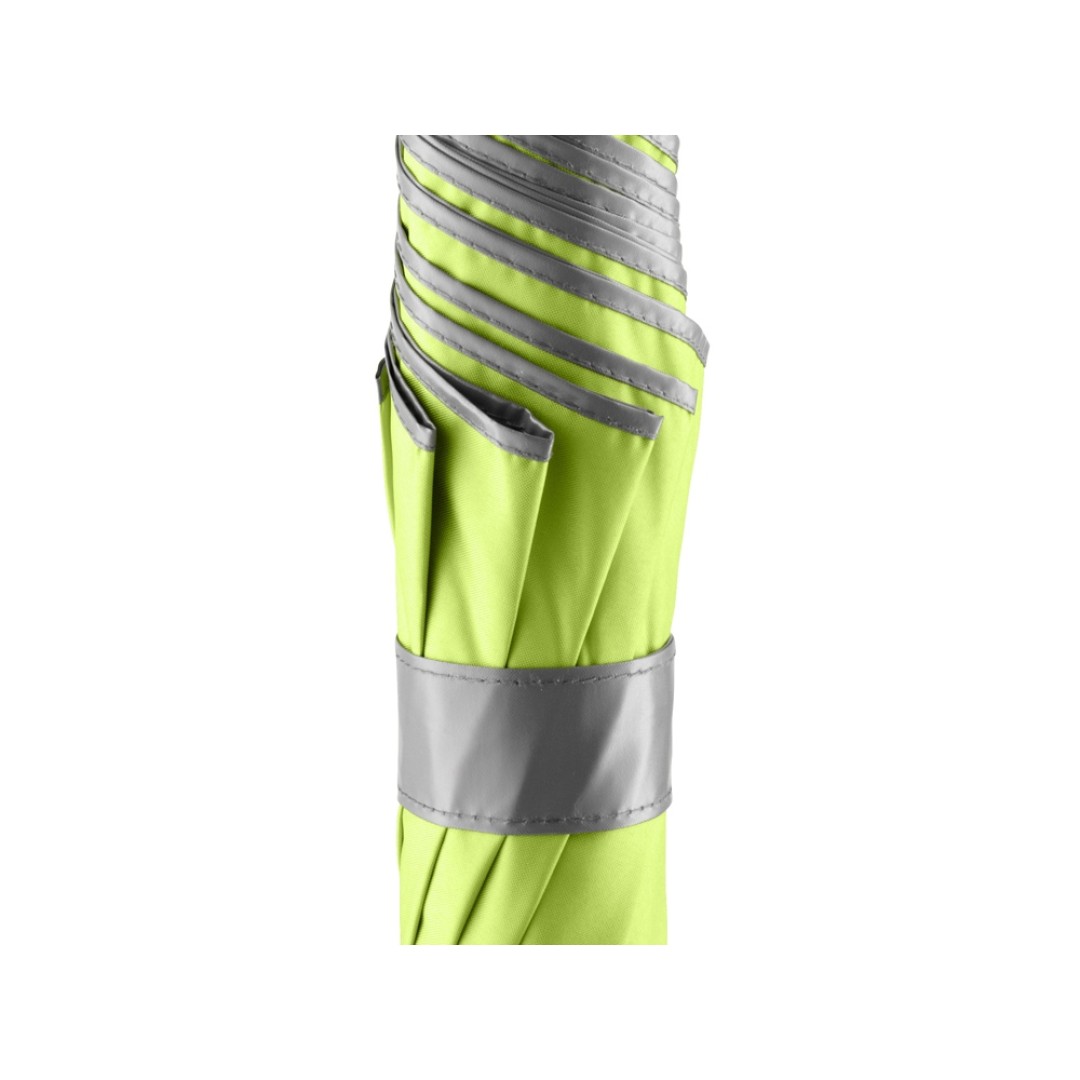Зонт-трость 1159 Double face полуавтомат, лайм/серый