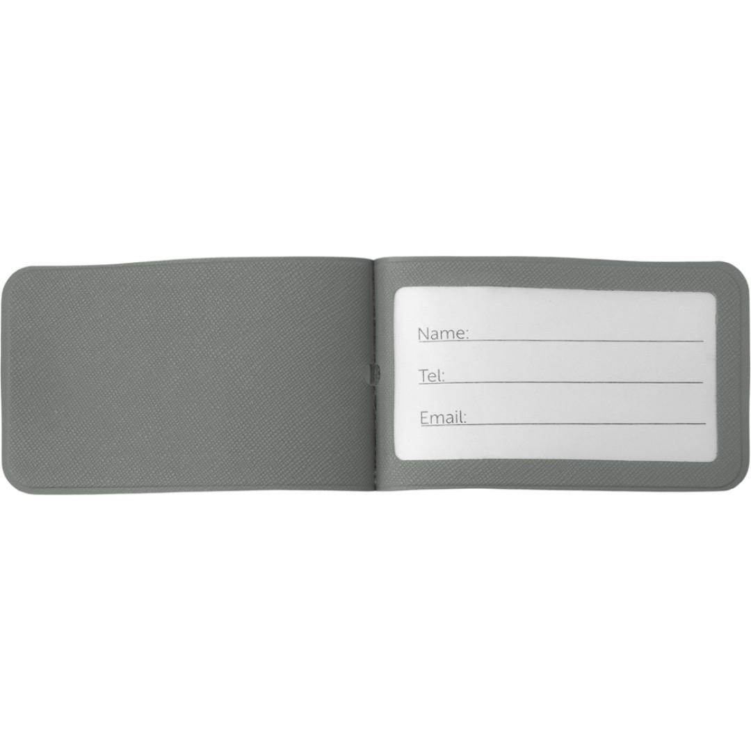 Багажная бирка «Favor» на силиконовой петле, серый