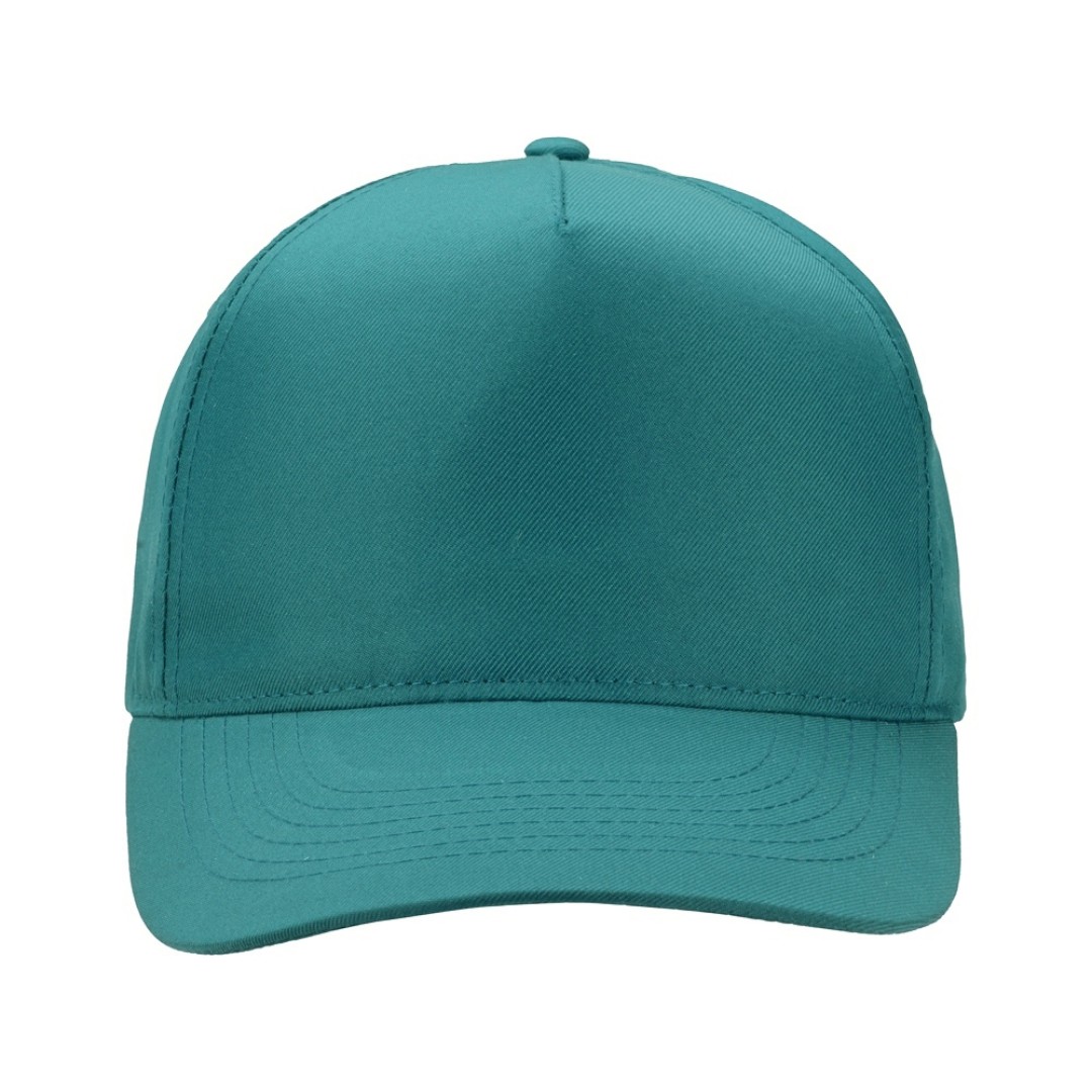Бейсболка "Poly" 5-ти панельная 120гр, пыльно-бирюзовый