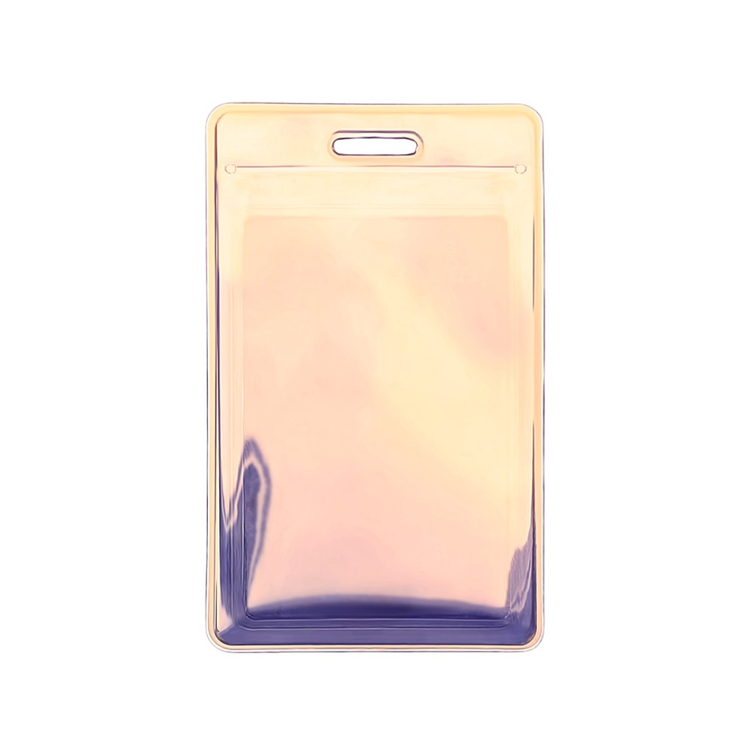 Чехол для пропуска переливающийся "Aurora", мультицвет