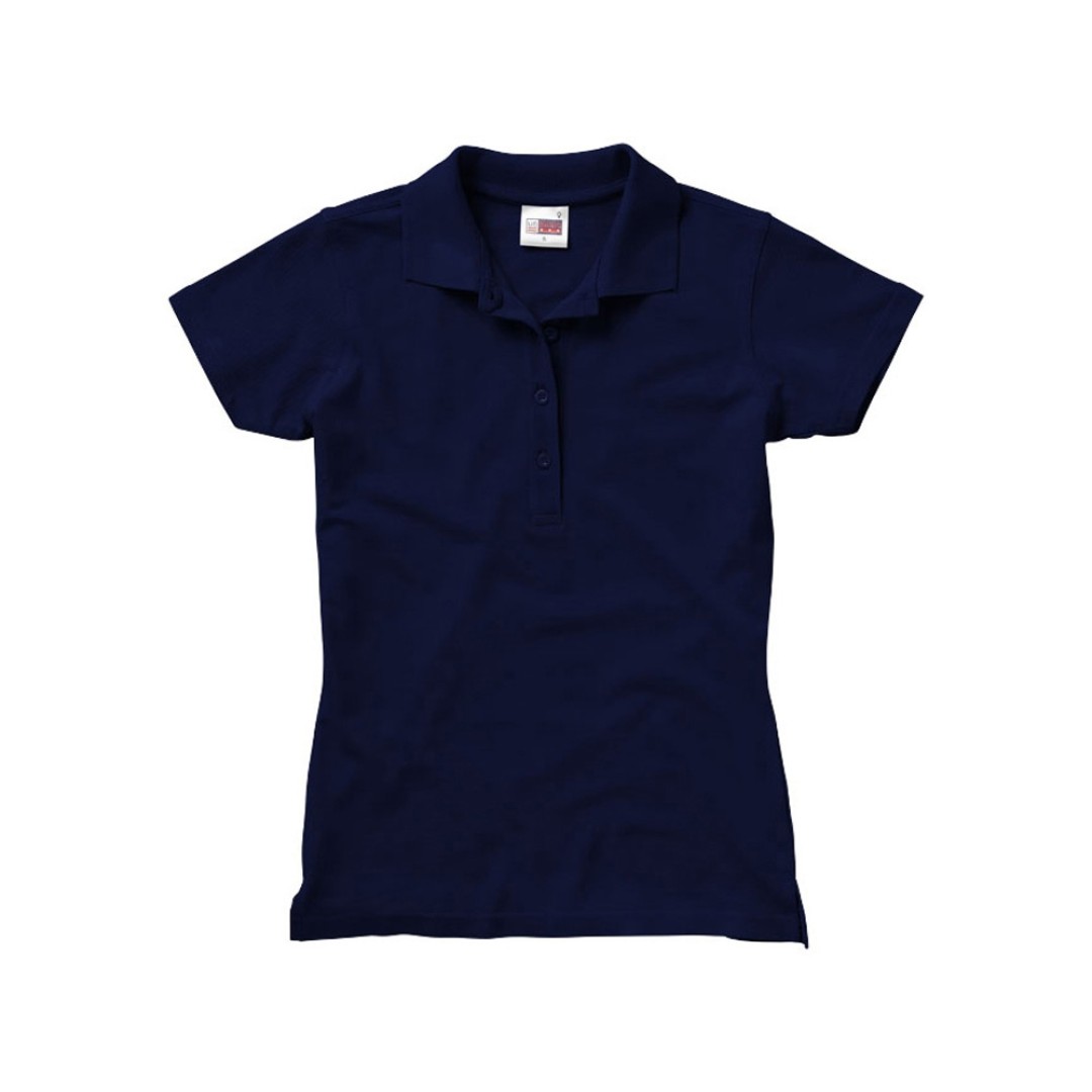 Рубашка поло "First" женская, темно-синий