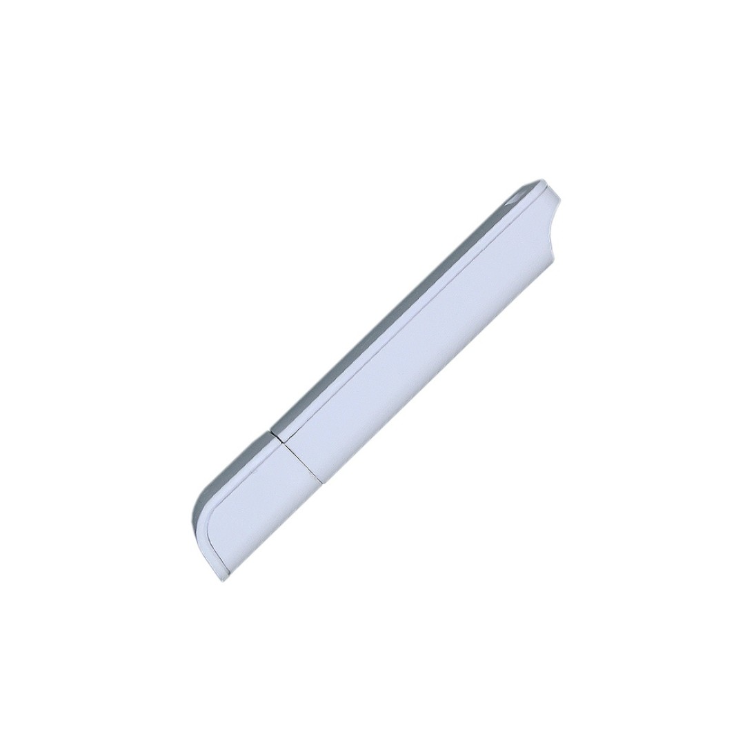 Флешка прямоугольной формы, оригинальный дизайн, двухцветный корпус, 64 Гб, белый