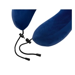 Подушка с эффектом памяти, с капюшоном "Dream Hood", синий