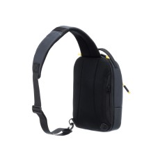 Рюкзак TORBER VOYAGE на одно плечо, серый, полиэстер 900D, 20х10х30 см, 5 л