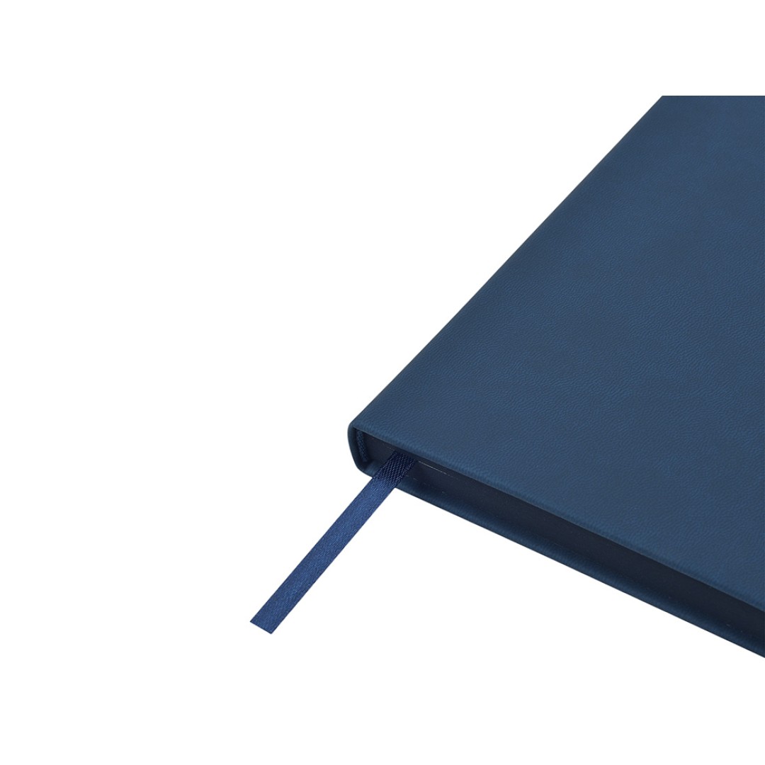 Ежедневник А5 "Megapolis Color New" soft-touch, темно-синий